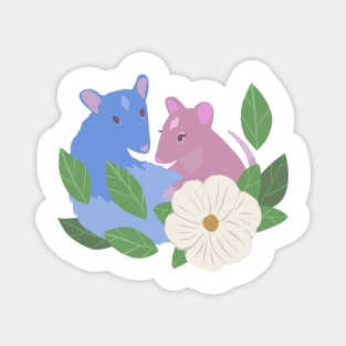 Dogwood Rat Sisters Magnet