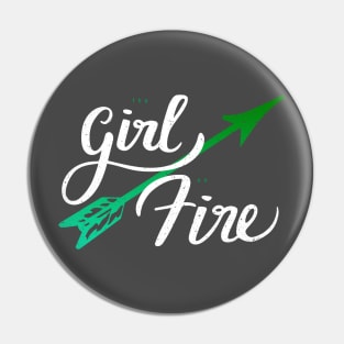 The Girl on Fire Pin