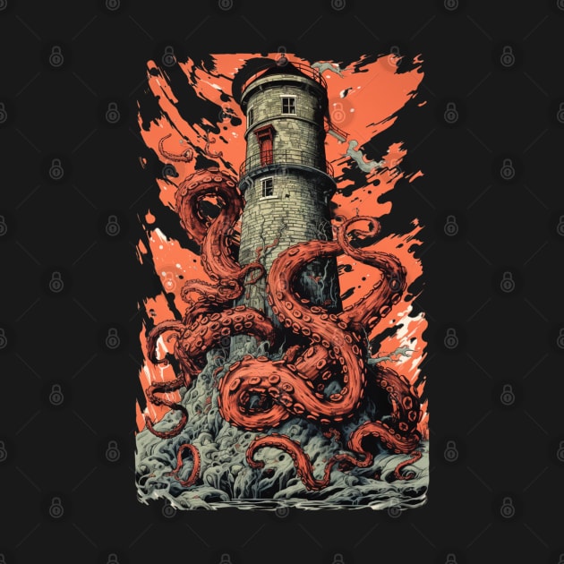 Eldritch Illumination - Lovecraftian Lighthouse by SzlagRPG