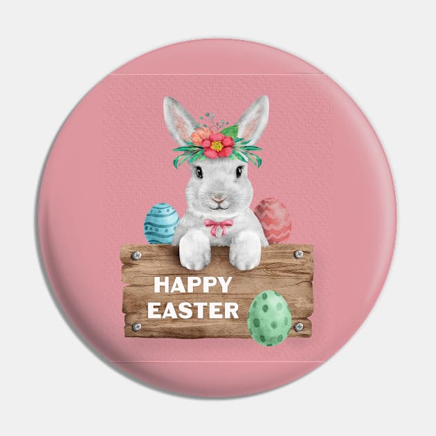 Happy Easter Pin by Designz4U