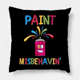 Paint Misbehavin' Pillow