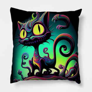 Psychedelic Cat 34.0 Pillow