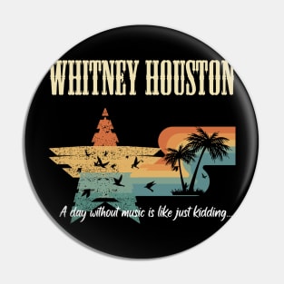 WHITNEY HOUSTON MERCH VTG Pin