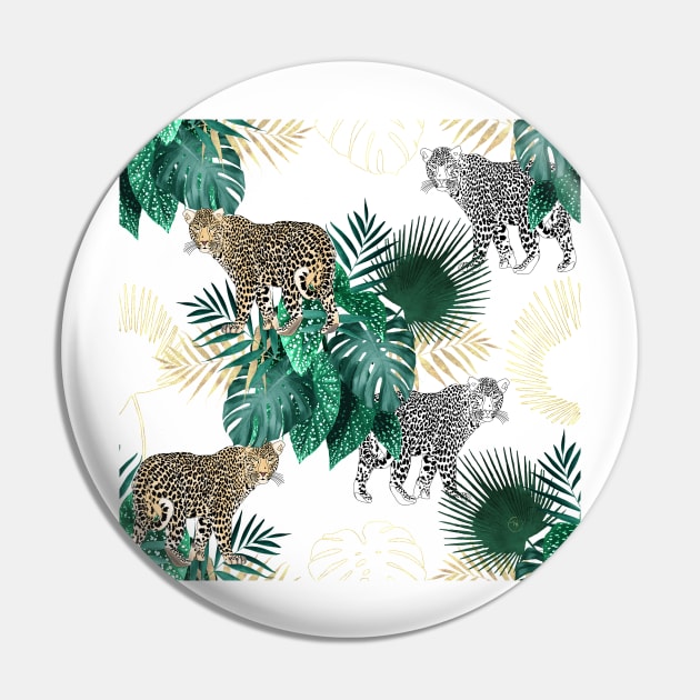 Modern leopard and tropical leaves design Pin by NdesignTrend