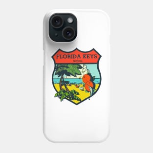 Vintage Florida Keys Decal Phone Case