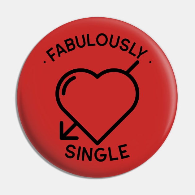 Fabulously Single Pin by Journees