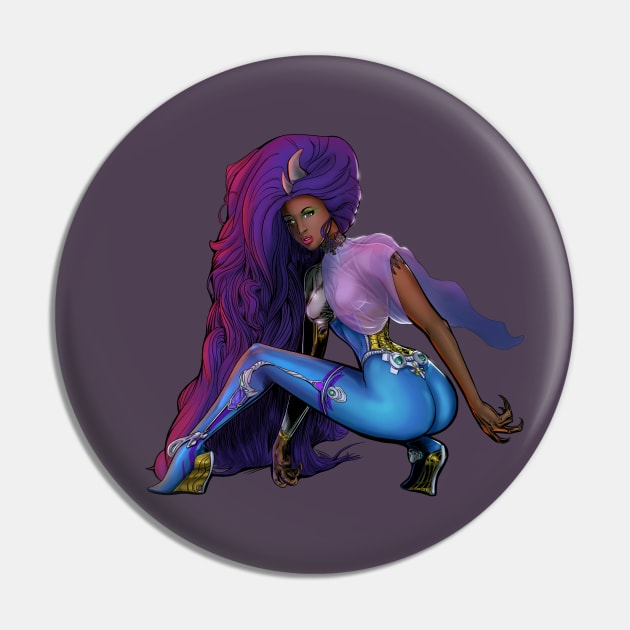 Nocturne Pin by RFillustrations