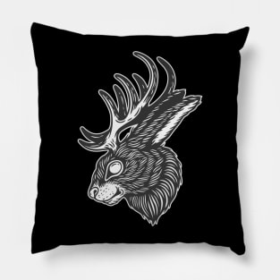 The Jackalope Pillow