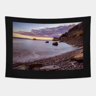 Mumbles Pier from Knab Rock, Swansea Tapestry