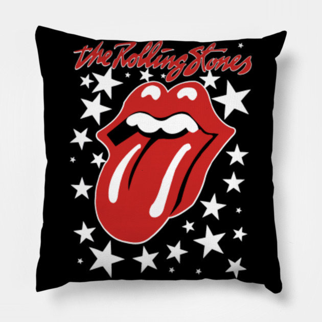 The Rolling Stones Rolling Stone Pillow Teepublic
