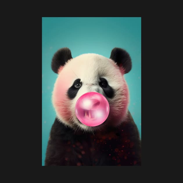 Bubblegum Panda Bear by JensenArtCo