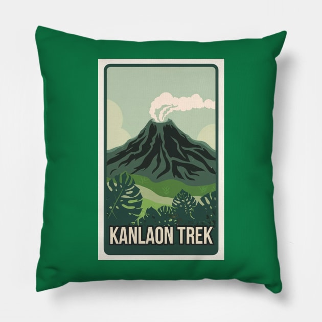 KANLAON TREK Pillow by likbatonboot