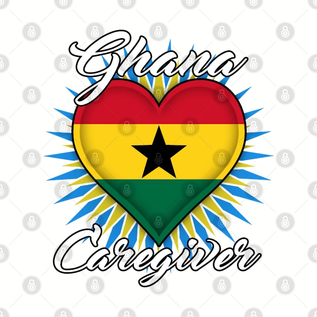 Ghana Caregiver (white font) by WCN Store