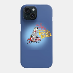 pee wee's rides his bike Phone Case