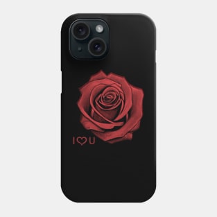 "I <3 U" Valentines Day Design Phone Case