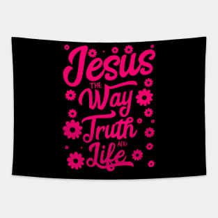 Jesus the way truth and life Tapestry