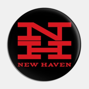 New Haven Railroad 1954 Red Logo With Name Pin