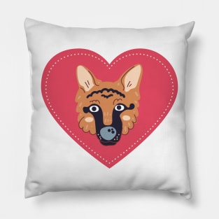 My German Shepherd is my Valentine Pillow