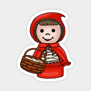 Cute Little Red Riding Hood Magnet