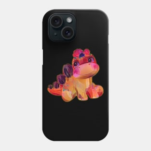 MamaSaurus cute Dinosaur mom Phone Case