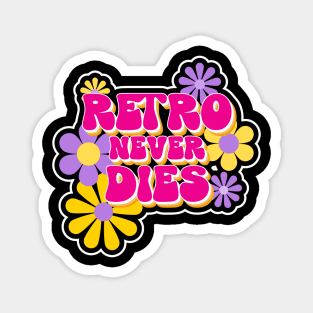 FLORAL Retro 60s Style Magnet