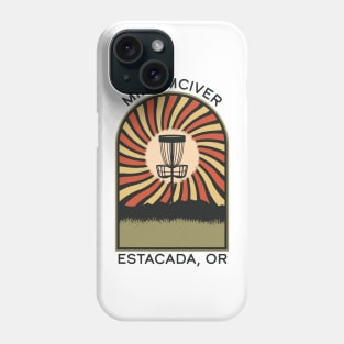 Milo Mciver Estacada, OR | Disc Golf Vintage Retro Arch Mountains Phone Case