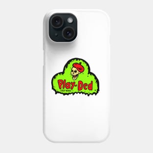 Play-Ded play-doh skull toy parody Phone Case