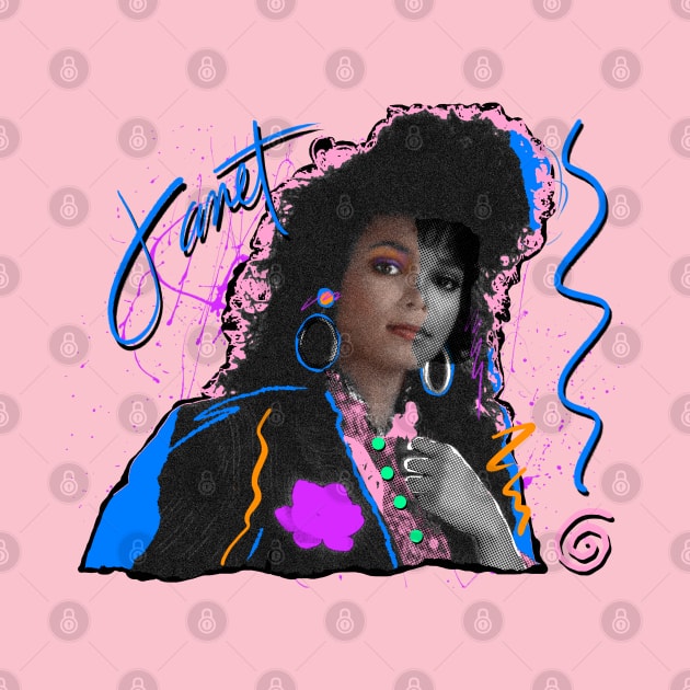 JANET JACKSON 80S RETRO STYLE by DISCO DISCO MX