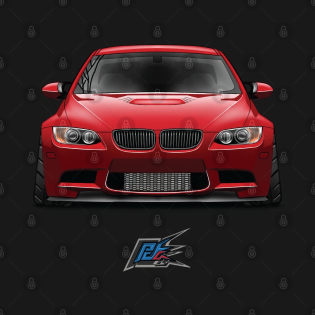 bmw m3 v8 red by naquash