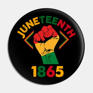 Juneteenth independence day Pin