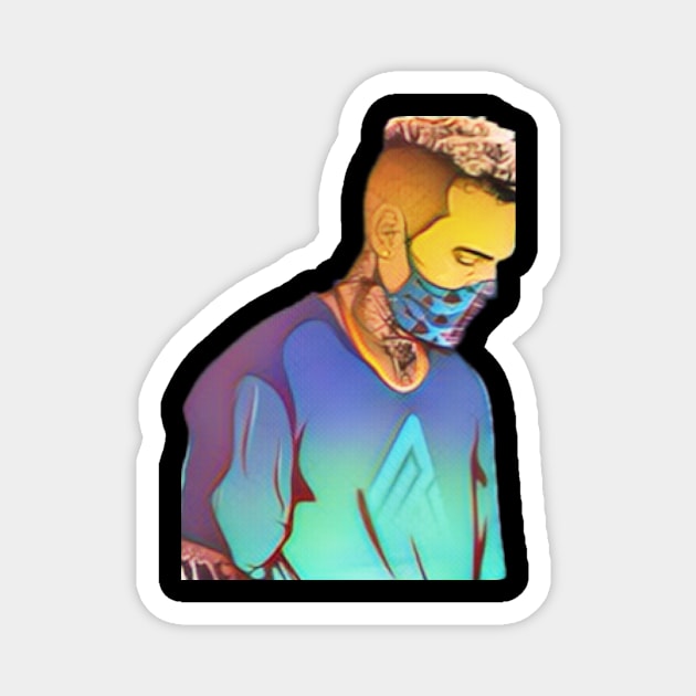 Chris brown Magnet by lilwm14@gmail.com