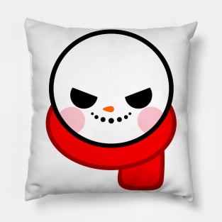 Cute Monster Snowman Pillow