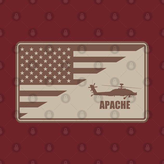 AH-64 Apache Desert Patch (Small logo) by TCP