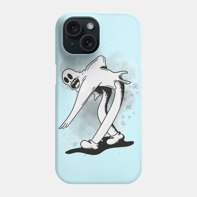 dancing ghost Phone Case by PaperHead