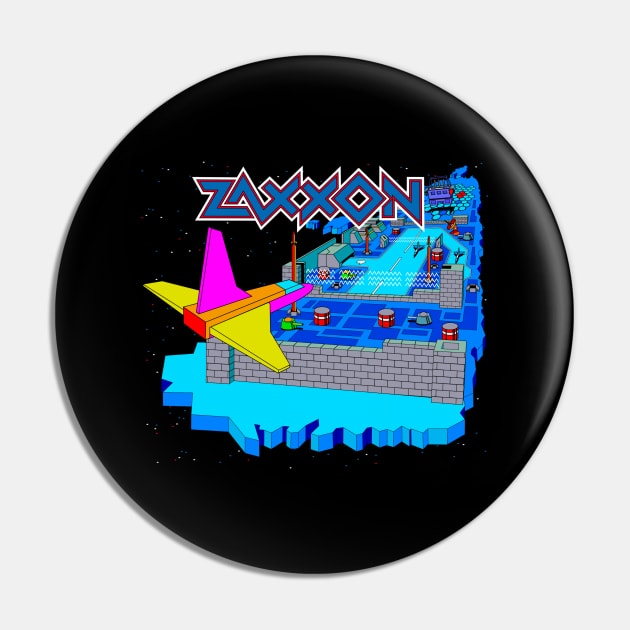 Mod.1 Arcade Zaxxon Space Invader Video Game Pin by parashop