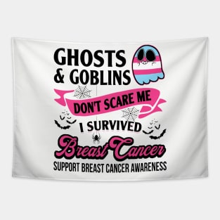 survive breast cancer halloween Tapestry