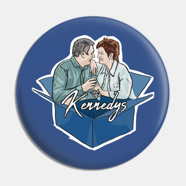 The Kennedys - Blue Box Pin by Vixetches