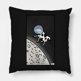 Space Cow Doodle Pillow