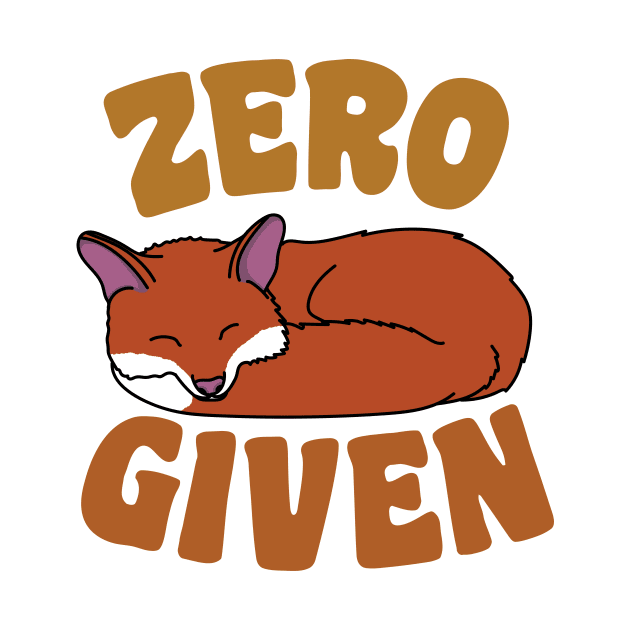 Zero Fox Given by NickHamiltonArt