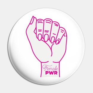 Girls Have the Power to Change the World Pin