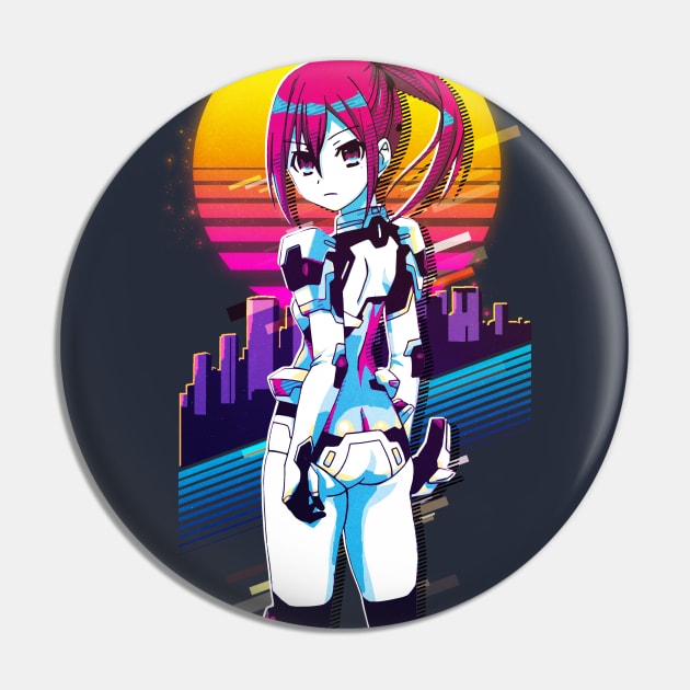 Date A Live Mana Takamiya Pin by 80sRetro