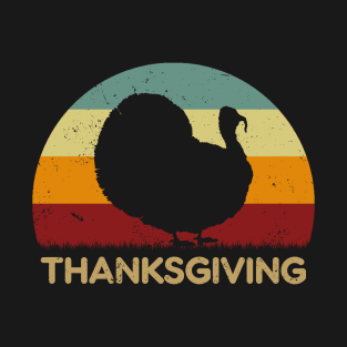 Retro Sunset - WKRP Thanksgiving Gift T-Shirt