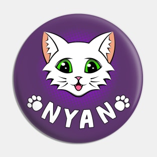 Kawaii kitty Nyan Pin