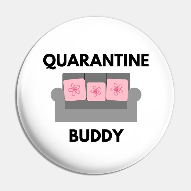 Quarantine Buddy Pin by Petalprints