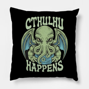 Cthulhu Happens Pillow