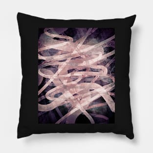 Chaos abstract painting by Ann Powell Pillow