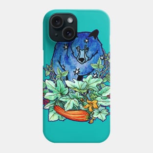 Spirit Bear in Garden Phone Case