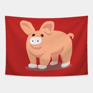 Slumberland cute pig plush Tapestry