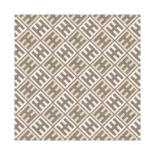 Tribal geometric pattern (Sand shades) T-Shirt