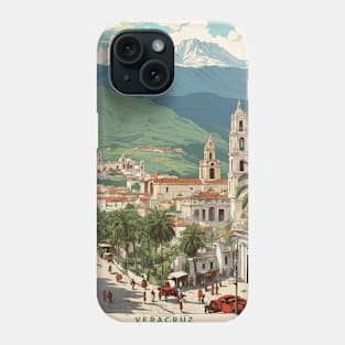 Zozocolco de Hidalgo Veracruz Mexico Vintage Tourism Travel Phone Case